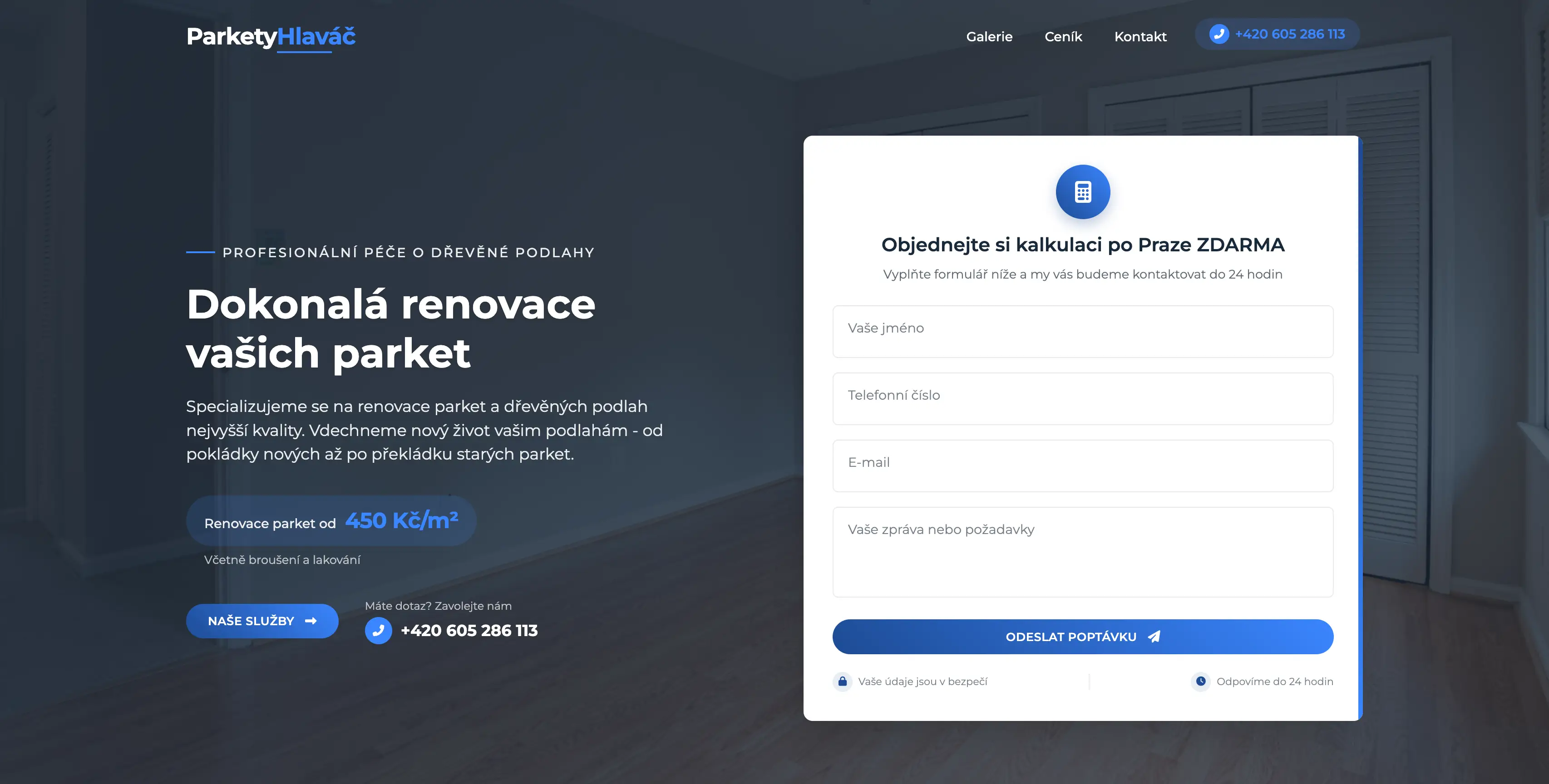 Renovace parket a podlah